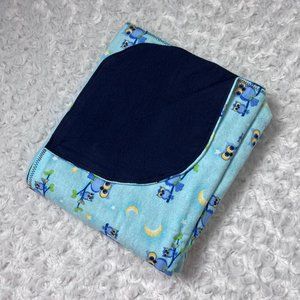 Momma and Babies Owl Flannel Baby Blanket
